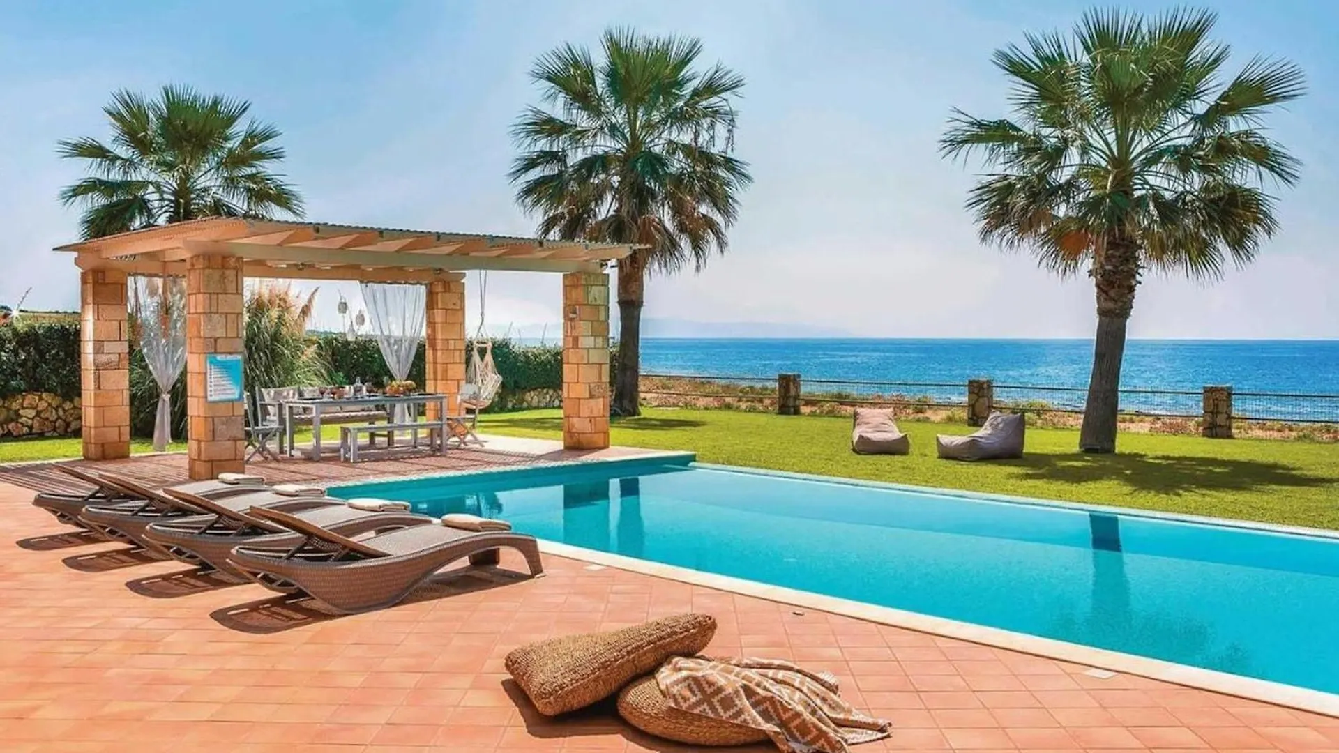 Astounding Seafront Kefalonia Villa 3 Bedrooms Villa Alegria Private Pool Amazing Sea Views Minies Minia