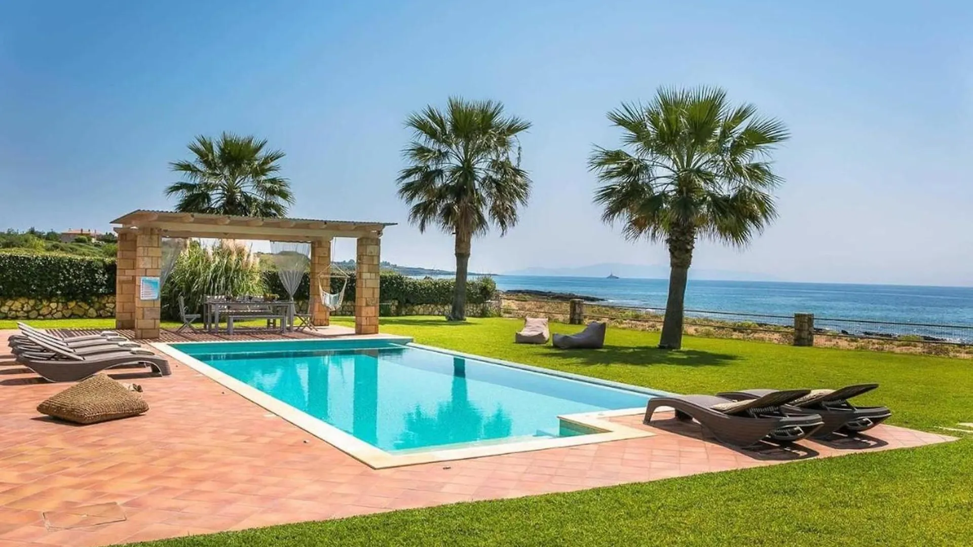 Astounding Seafront Kefalonia Villa 3 Bedrooms Villa Alegria Private Pool Amazing Sea Views Minies Minia Grecja